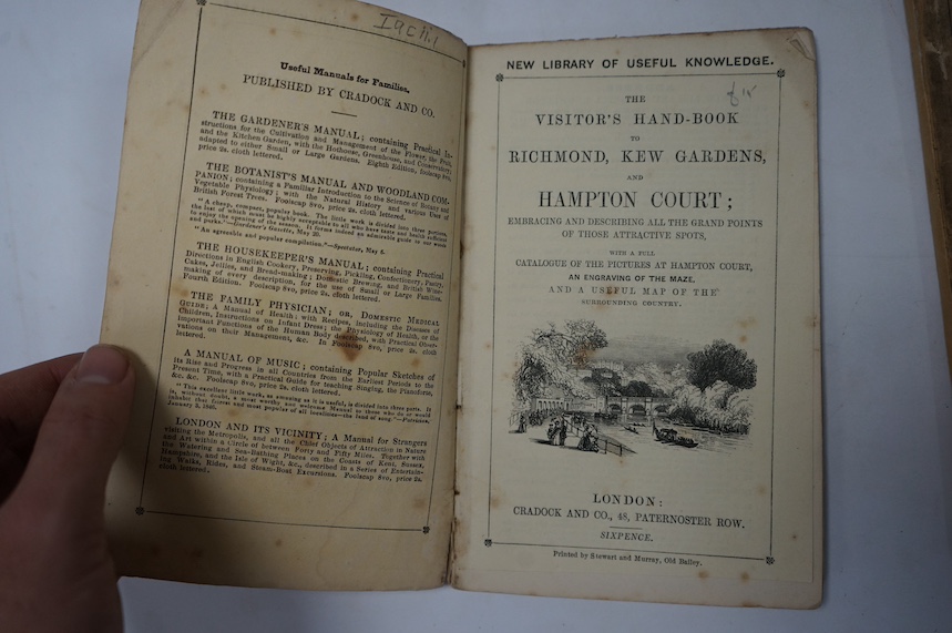 [Brighton Interest] Wallis's Royal Edition. Brighton As It Is, 1846; Mason, W.H. Handbook for Visitors to Brighton, c.1850; New Library of Useful Knowledge. Practical Guide to the Watering & Sea Bathing Places, on the Co